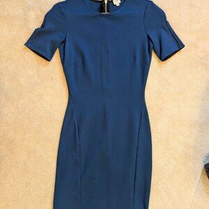 Wilfred by Aritzia - Bodycon Sheath mini stretch blue dress XS